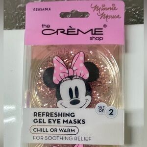 The Creme Shop Minnie Mouse Refreshing Reusable Gel Eye Masks Chill or Warm NIB